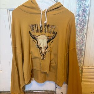 Double Zero Mustard Knit Top